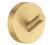 Smedbo HV355: Home Towel Hook - Brushed Brass