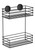 Smedbo BB1202: Beslagsboden Wall-Mount Double Shower Basket - Matte Black