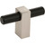 Jeffrey Alexander 478T-MBSN: 2-3/8" Larkin T-Bar Cabinet Knob - Satin Nickel/Matte Black