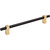 Jeffrey Alexander 478-192MBBG: 192mm cc Larkin Bar Cabinet Pull - Brushed Gold/Matte Black