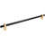 Jeffrey Alexander 478-18MBBG: 18" cc Larkin Appliance Pull - Brushed Gold/Matte Black