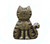 Buck Snort KB00097-1200: 1-5/8" Cat Cabinet Knob - Oxidized Brass
