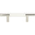 Atlas 280-WT-CH: 3" cc Zanzibar Cabinet Pull - White Leather/Polished Chrome