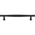 Top Knobs TK3193BLK: 6-5/16" cc Coddington Cabinet Pull - Flat Black