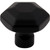 Top Knobs TK3200BLK: 1-1/4" Dustin Cabinet Knob - Flat Black