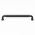 Top Knobs TK3208BLK: 18" cc Dustin Appliance Pull - Flat Black