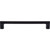 Atlas A528-BL: 12" cc Reeves Square Bar Appliance Pull - Matte Black