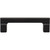 Atlas A522-BL: 96mm cc Reeves Square Bar Cabinet Pull - Matte Black