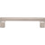 Atlas A523-BRN: 128mm cc Reeves Square Bar Cabinet Pull - Brushed Nickel