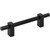 Jeffrey Alexander 598-96MB: 96mm cc Larkin Knurled Center Bar Cabinet Pull - Matte Black