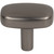 Jeffrey Alexander 329L-BNBDL: 1-1/2" Loxley Rectangle Cabinet Knob - Brushed Pewter
