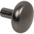 Jeffrey Alexander 329BNBDL: 1-1/4" Loxley Mushroom Cabinet Knob - Brushed Pewter