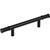 Top Knobs TK3232BLK: 3-3/4" cc Burnham Bar Cabinet Pull - Flat Black