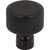 Top Knobs TK3260BLK: 1-1/8" Garrison Cabinet Knob -  Flat Black