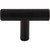 Top Knobs TK3240BLK: 2" Prestwick T-Bar Cabinet Knob - Flat Black