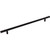 Top Knobs TK3239BLK: 18" cc Burnham Bar Cabinet Pull - Flat Black