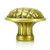 Edgar Bererbi 8535BB: 1-3/8" Key Largo Alligator Cabinet Knob - Burnished Brass