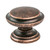 Berenson 2977-1RC-C: 1-3/8" Euro Rustica Cabinet Knob - Rustic Copper