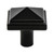 Berenson 3049-155: 1-3/16" Rhapsody Pyramid Cabinet Knob - Black
