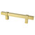 Berenson 5103-4MDB: 96mm cc Rivet Rebel Cabinet Pull - Modern Brushed Gold