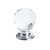 Berenson 7042-926-C: 1-3/16" Europa Cabinet Knob - Polished Chrome/Transparent Crystal