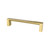 Berenson 8104-1MDB: 128mm cc Roque Cabinet Pull - Modern Brushed Gold