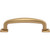 Atlas A541-WB: 3-3/4" cc Benning D-Handle Cabinet Pull - Warm Brass
