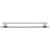 Atlas A6009-CH: 18" cc Zander Bar Appliance Pull w/Backplate - Polished Chrome