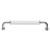 Smedbo BK6351X: Beslagsboden 128mm cc Handle Cabinet Pull - Polished Chrome/White Wood