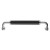 Smedbo BK6351B: Beslagsboden 128mm cc Handle Cabinet Pull - Polished Chrome/Black Wood