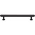 Top Knobs TK3333BLK: 6-5/16" Lambert Bar Cabinet Pull - Flat Black