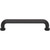 Top Knobs TK3322BLK: 5-1/16" Stanmore D-Handle Cabinet Pull - Flat Black