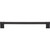 Top Knobs TK3386BLK: 8-13/16" Newburn D-Handle Cabinet Pull - Flat Black