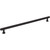 Top Knobs TK3336BLK: 12" cc Lambert Bar Cabinet Pull - Flat Black