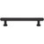 Top Knobs TK3332BLK: 5-1/16" Lambert Bar Cabinet Pull - Flat Black