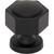 Top Knobs TK3320BLK: 1-1/4" Stanmore Hexagon Cabinet Knob - Flat Black