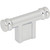 Top Knobs TK3380PC: 2-1/4" Newburn T-Bar Cabinet Knob - Polished Chrome