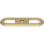 Top Knobs TK3351HB: 2-3/4" Brockwell Round Backplate - Honey Bronze