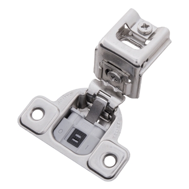 Hickory HH74719-14-10B: 1-3/8” Overlay Concealed Face Frame Self-Close Cabinet Hinge (10 pack/pair) - Polished Nickel