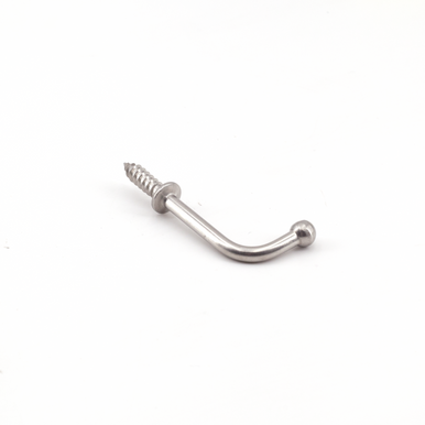 Sugatsune TY-30: 20mm Screw-In Wire Hook - Polished Stainless Steel