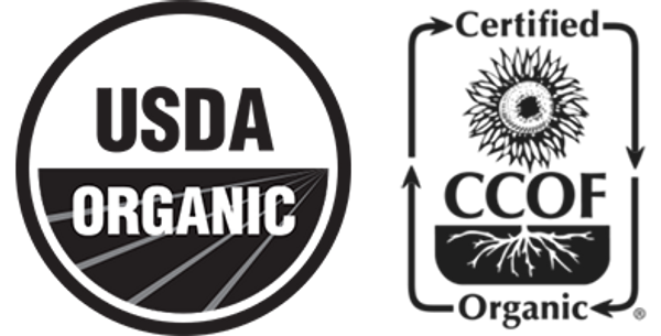 Certified Organic : CCOF & USDA