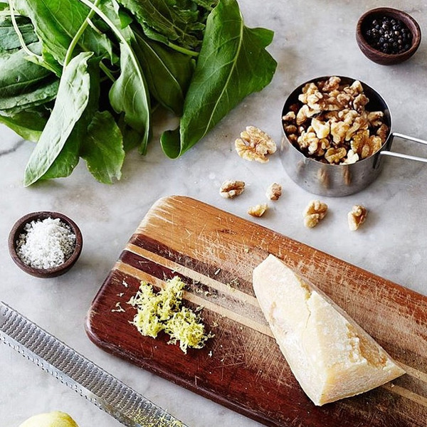 CORKY'S NUTS - Hartley NIBS used for a ramp pesto.