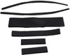 Hood Gasket Kit Weatherstrip Seal for Chevrolet Passenger 1957 2/4DR Rubber