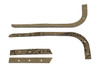 Parking Light Panel Gasket Set for Chevrolet Passenger 1956 2/4DR Rubber Parking Light Panel Gasket Set for Chevrolet Passenger 1956 2/4DR Rubber