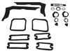 Body Gasket Kit Weatherstrip Seal for 1967 Chevelle El Camino Black 18 pieces Body Gasket Kit Weatherstrip Seal for 1967 Chevelle El Camino Black 18 pieces