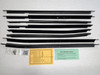 Window Sweeps Felt Kit for Chevy Caprice 4 Door Sedan - Front, Rear, Left, Right Inner/Outer Weatherstrip Set in the USA
