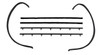 1966-1967 Chevrolet Chevelle Window Sweeps Felt Kit Weatherstrip for Sedan Wagon - Authentic 6 Piece Set - US Made 1966-1967 Chevrolet Chevelle Window Sweeps Felt Kit Weatherstrip for Sedan Wagon - Authentic 6 Piece Set - US Made