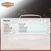 Interior Side Panel Insulation for 1970 Mopar Front Roof Jute Grey