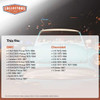 Rear Window Rubber Weatherstrip Seal for 1973-1987 Chevrolet Vehicles