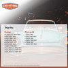 Belt Weatherstrip Kit LH, RH for 1980-1997 Dodge B100 and More